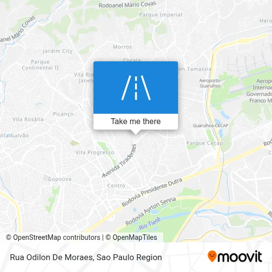 Rua Odilon De Moraes map