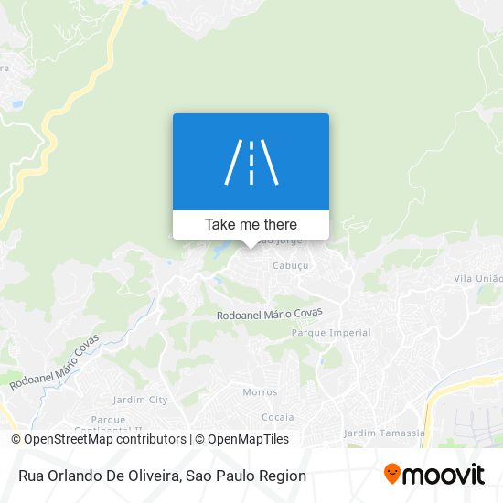 Rua Orlando De Oliveira map