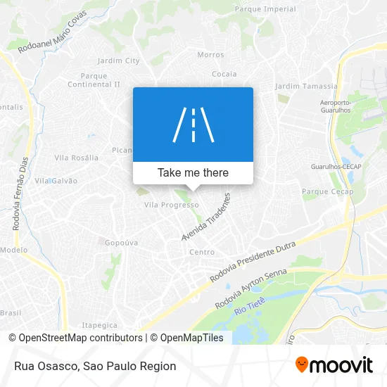 Rua Osasco map