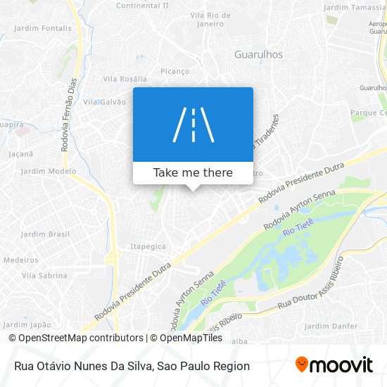 Rua Otávio Nunes Da Silva map