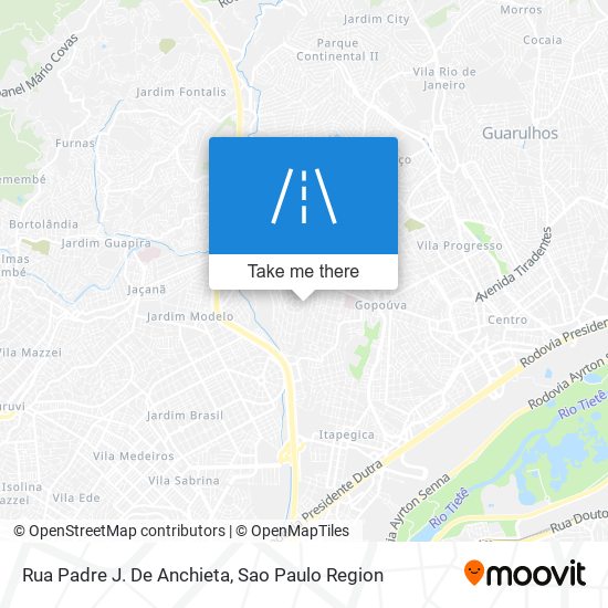 Rua Padre J. De Anchieta map