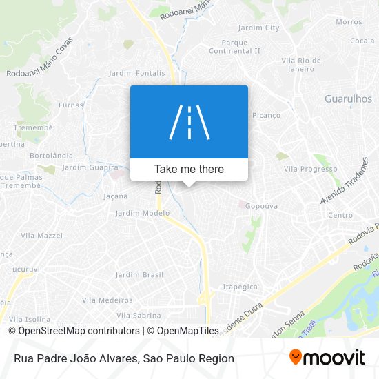 Rua Padre João Alvares map