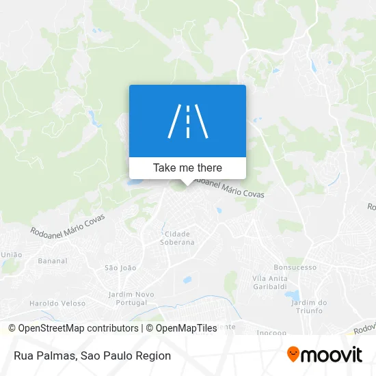Rua Palmas map
