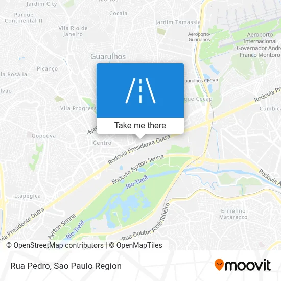 Rua Pedro map