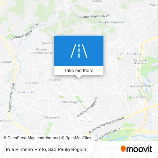 Rua Pinheiro Preto map