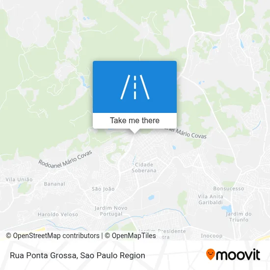 Rua Ponta Grossa map