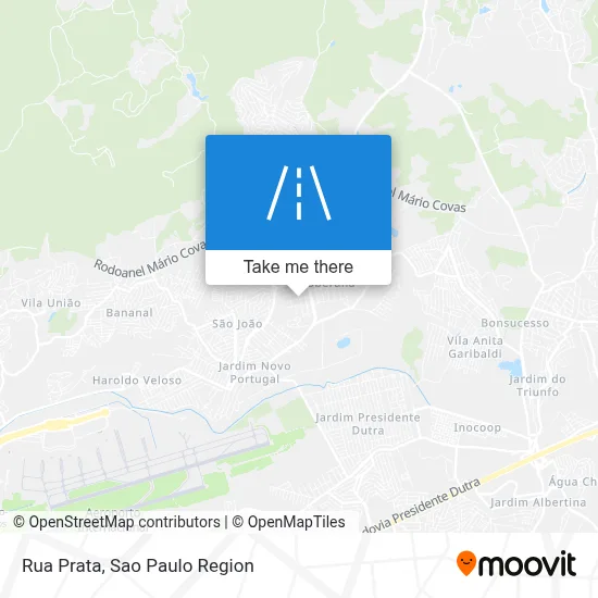 Rua Prata map