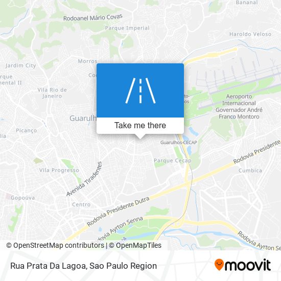 Mapa Rua Prata Da Lagoa