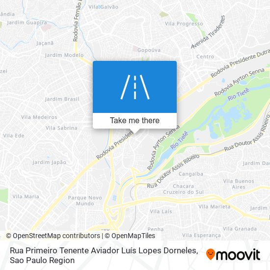 Rua Primeiro Tenente Aviador Luís Lopes Dorneles map