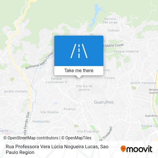 Rua Professora Vera Lúcia Nogueira Lucas map