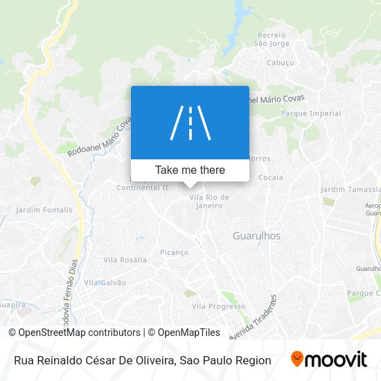Rua Reinaldo César De Oliveira map