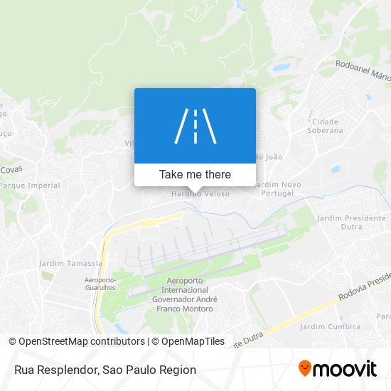 Mapa Rua Resplendor