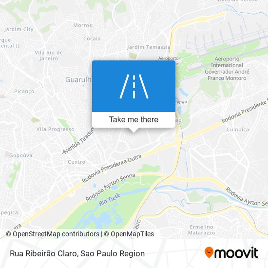 Rua Ribeirão Claro map