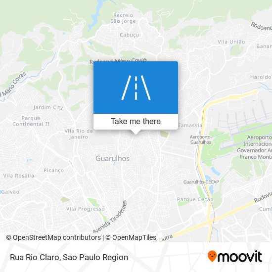 Rua Rio Claro map