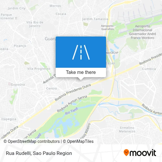Rua Rudelli map