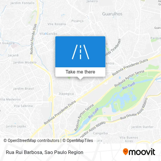 Rua Rui Barbosa map