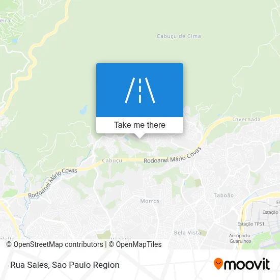 Rua Sales map