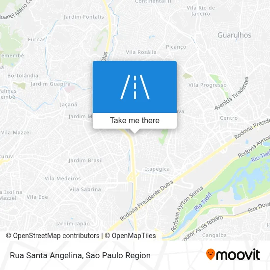 Rua Santa Angelina map