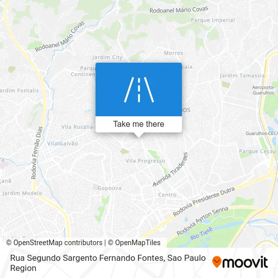 Rua Segundo Sargento Fernando Fontes map
