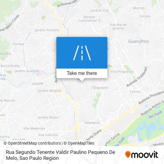 Rua Segundo Tenente Valdir Paulino Pequeno De Melo map