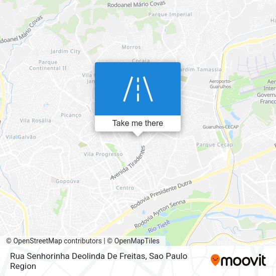 Rua Senhorinha Deolinda De Freitas map