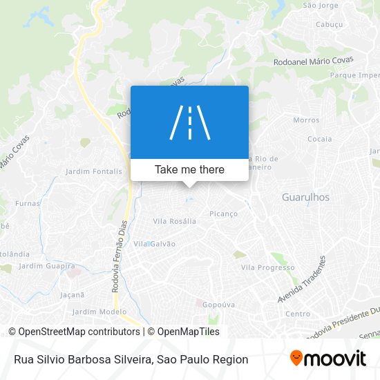 Rua Silvio Barbosa Silveira map