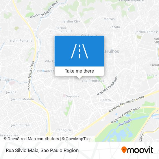 Rua Silvio Maia map