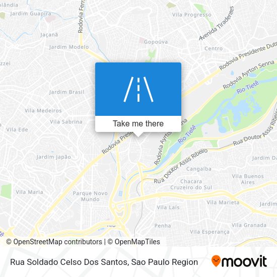 Rua Soldado Celso Dos Santos map