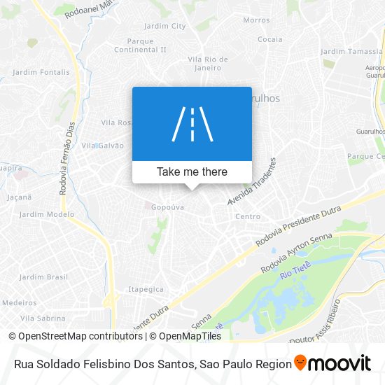 Rua Soldado Felisbino Dos Santos map