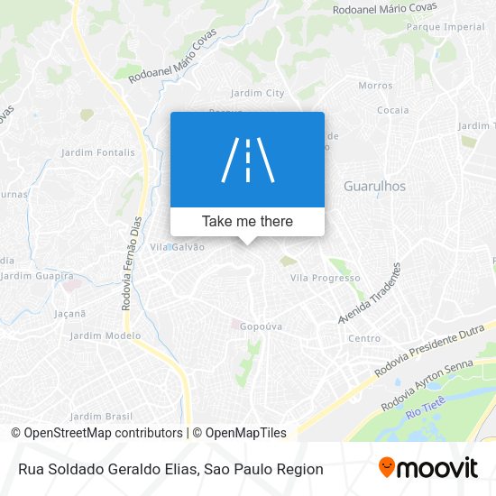 Rua Soldado Geraldo Elias map