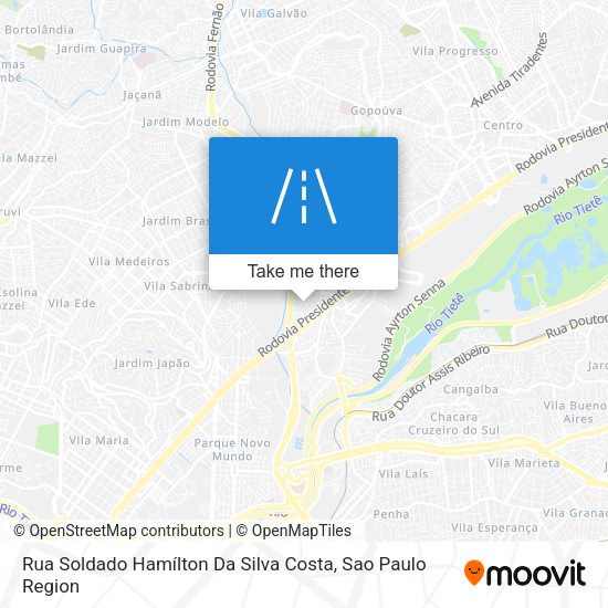 Rua Soldado Hamílton Da Silva Costa map