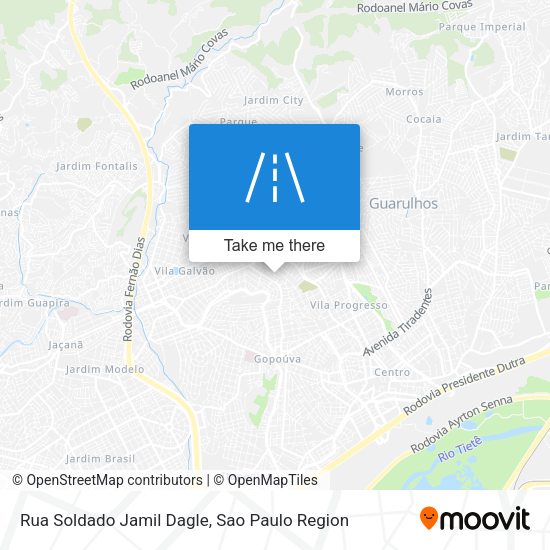 Rua Soldado Jamil Dagle map