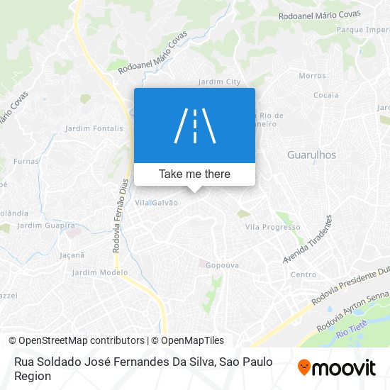 Mapa Rua Soldado José Fernandes Da Silva