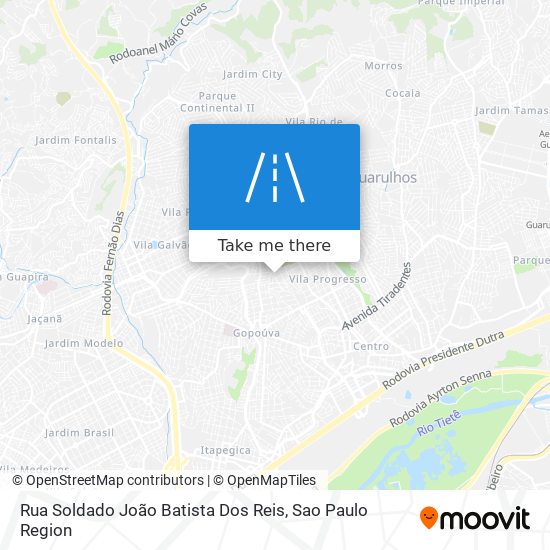 Rua Soldado João Batista Dos Reis map