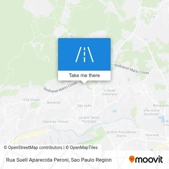 Rua Sueli Aparecida Peroni map