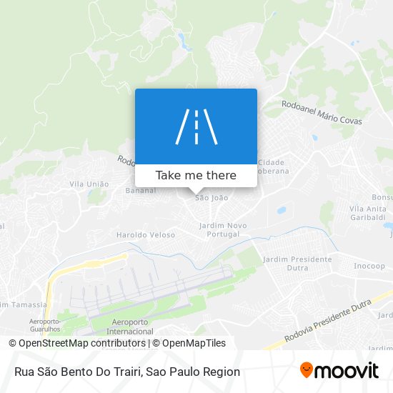 Rua São Bento Do Trairi map