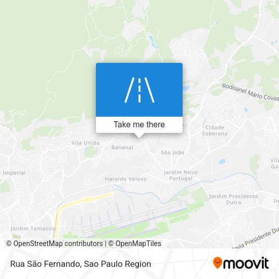 Rua São Fernando map