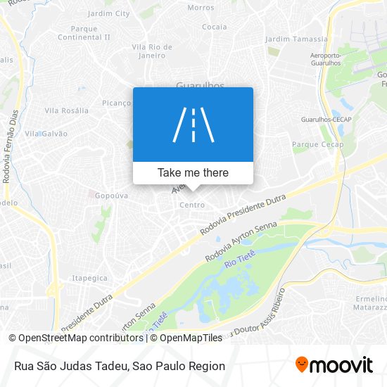 Rua São Judas Tadeu map