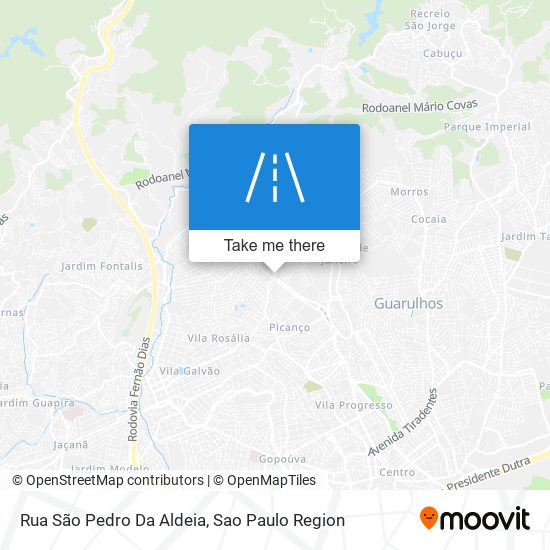 Rua São Pedro Da Aldeia map