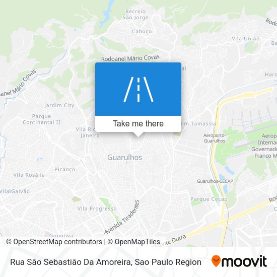 Rua São Sebastião Da Amoreira map