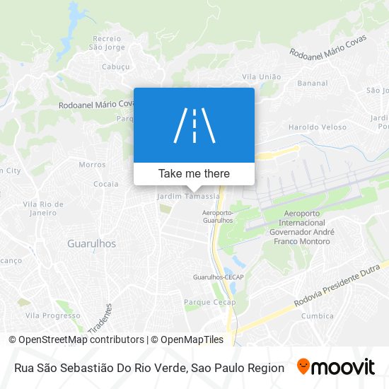 Rua São Sebastião Do Rio Verde map