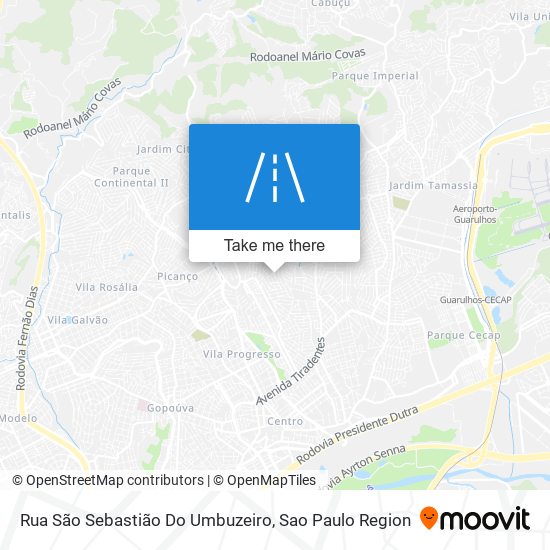 Rua São Sebastião Do Umbuzeiro map