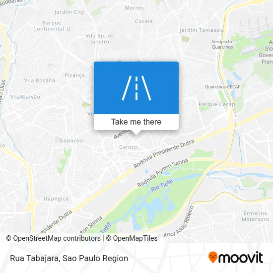Rua Tabajara map