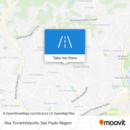 Rua Tocantinópolis map