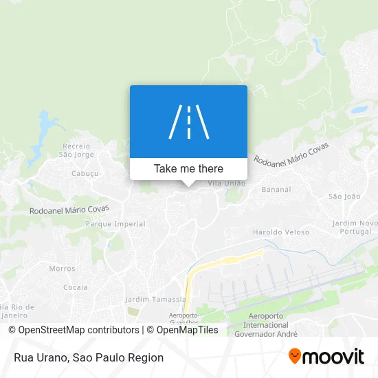 Rua Urano map
