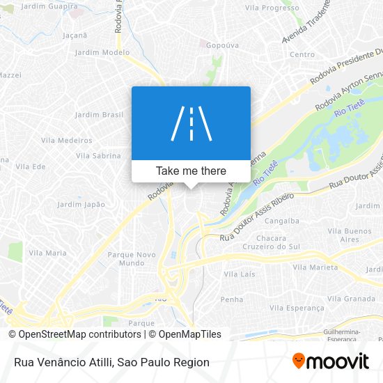 Rua Venâncio Atilli map