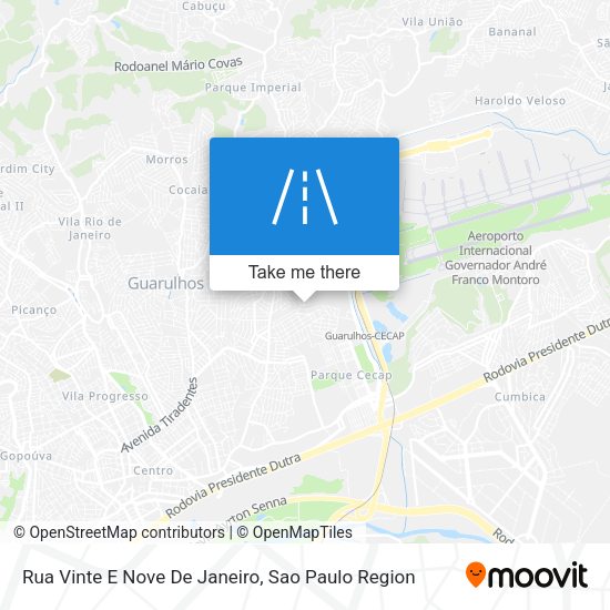 Rua Vinte E Nove De Janeiro map
