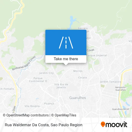 Rua Waldemar Da Costa map