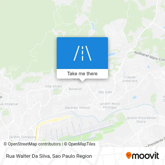 Rua Walter Da Silva map