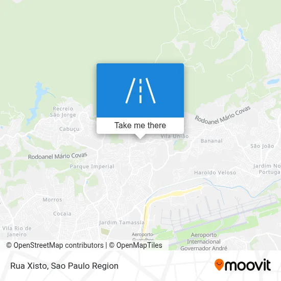 Rua Xisto map